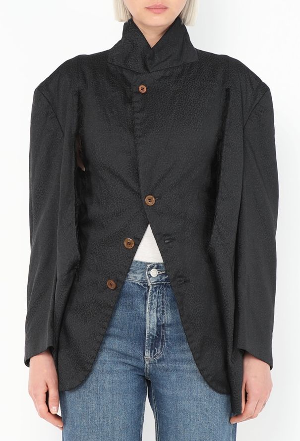 Comme des Garçons 2019 Deconstructed Textured Blazer - 4