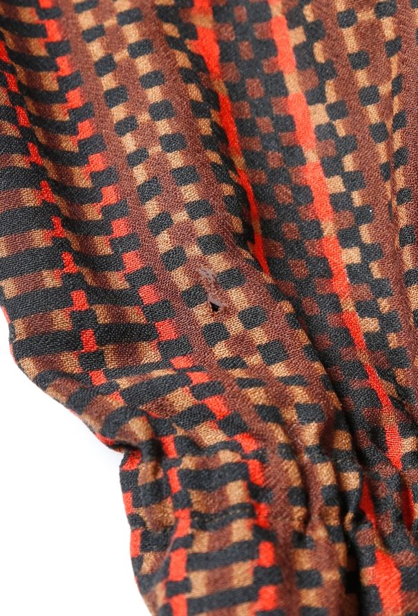 Christian Dior 70s Graphic Printed Day Dress - 6