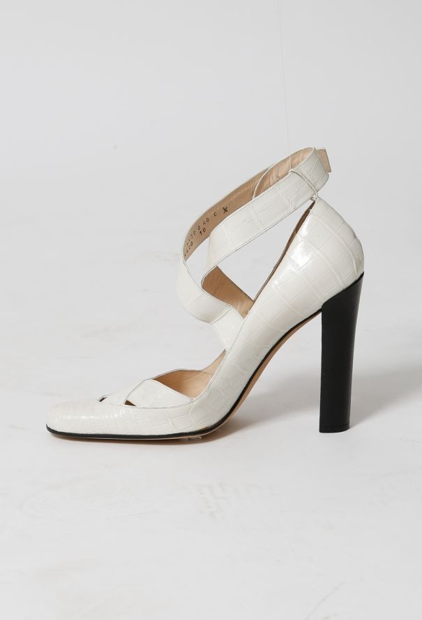Gucci F/W 2001 Crocodile Heels - 4