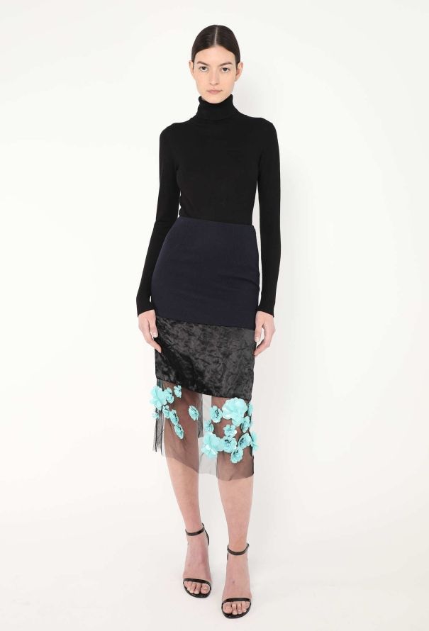 Prada F/W 2022 Tiered Appliqué Skirt - 4