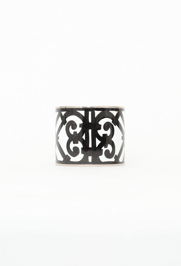 Hermès 'Balconies of Guadalquivir' Enamel Cuff - 1