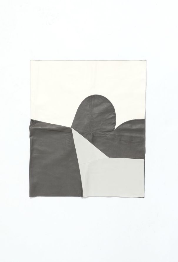 Céline Geometric Leather Scarf - 2