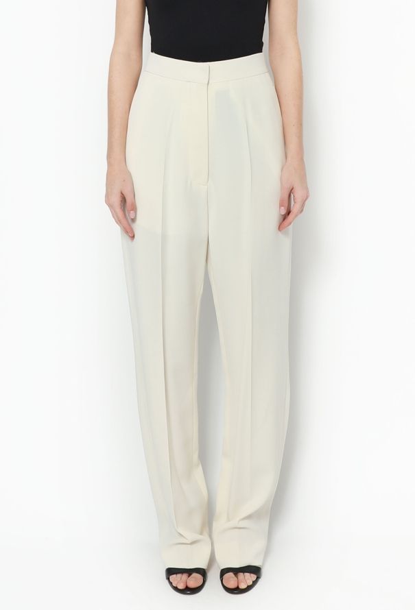 Céline Tapered Silk Crêpe Trousers - 2