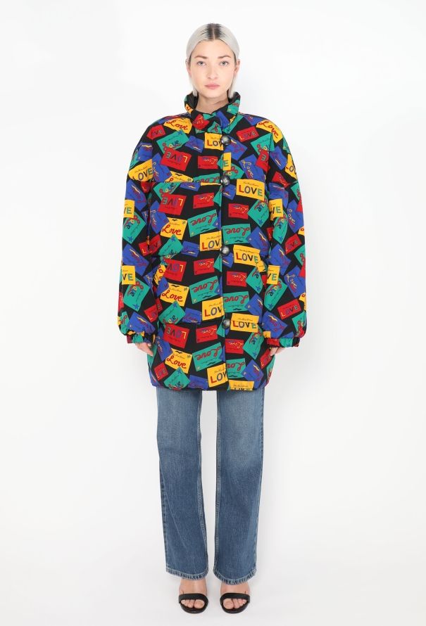 Saint Laurent Vintage Reversible Love Puffer Coat - 3