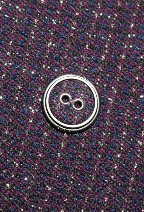 Chanel 2008 Iridescent Tweed Jacket - 6