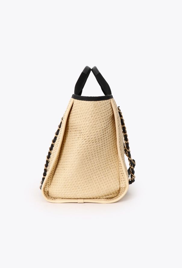 Chanel Raffia Medium Deauville Tote Bag - 5