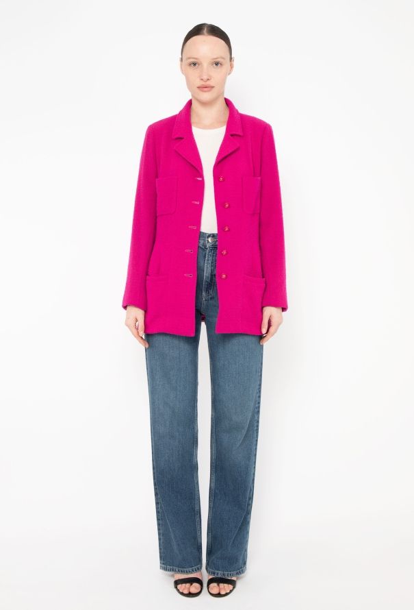 Chanel COLLECTOR F/W 1995 Tweed 'CC' Jacket - 4