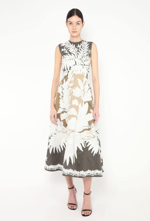 Valentino Resort 2018 Floral Embroidered Dress - 1
