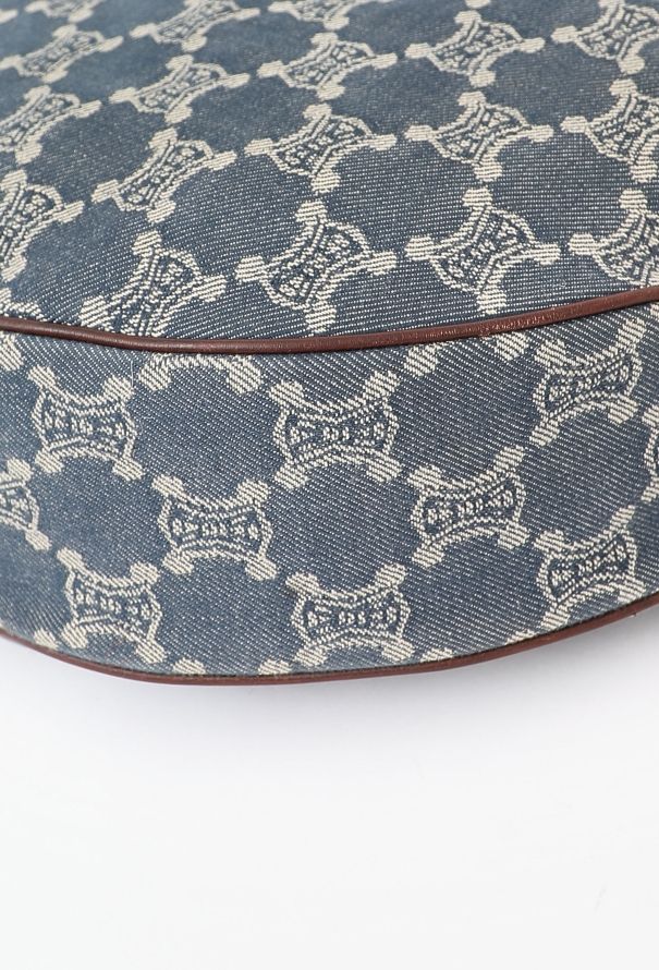 Céline Denim Triomphe Crossbody Bag - 7