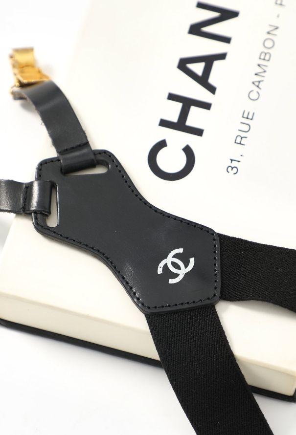 Chanel COLLECTOR S/S 1994 Logo Suspenders - 9
