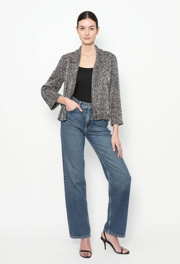 Chanel 1999 Iridescent Beaded Jacket - 3