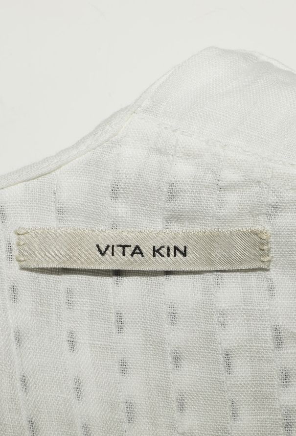 Vita Kin Embroidered Linen Eyelet Top - 4