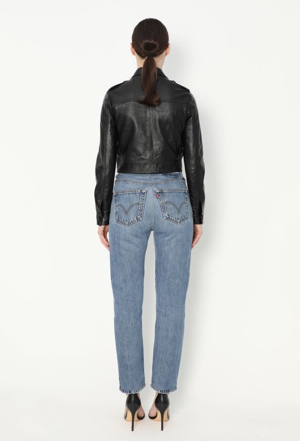 Céline S/S 2020 Cropped Lambskin Jacket - 6