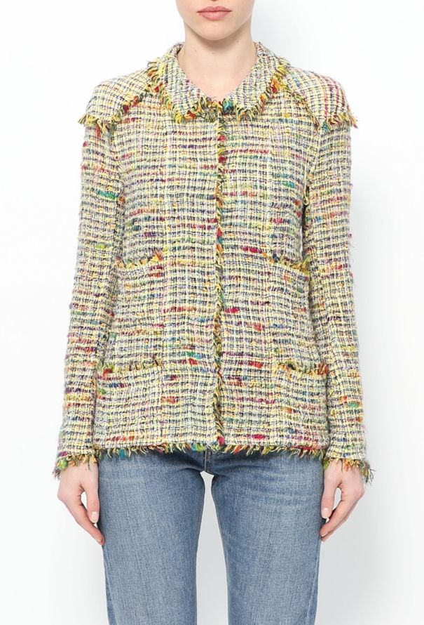 Chanel RARE S/S 1998 Tweed Épaulette Jacket - 5