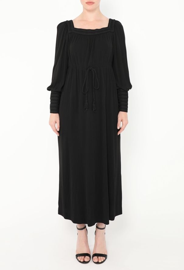 Saint Laurent COLLECTOR F/W 1974 Passementerie Dress - 3