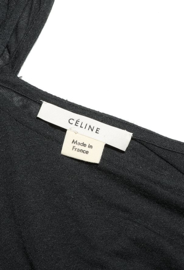 Céline 2016 Plunging Draped Dress - 5