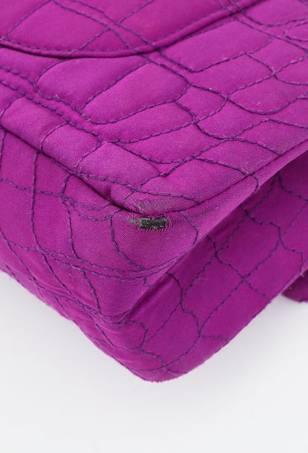 Chanel F/W 2007 Crocodile Quilted 2.55 Medium Flap Bag - 10