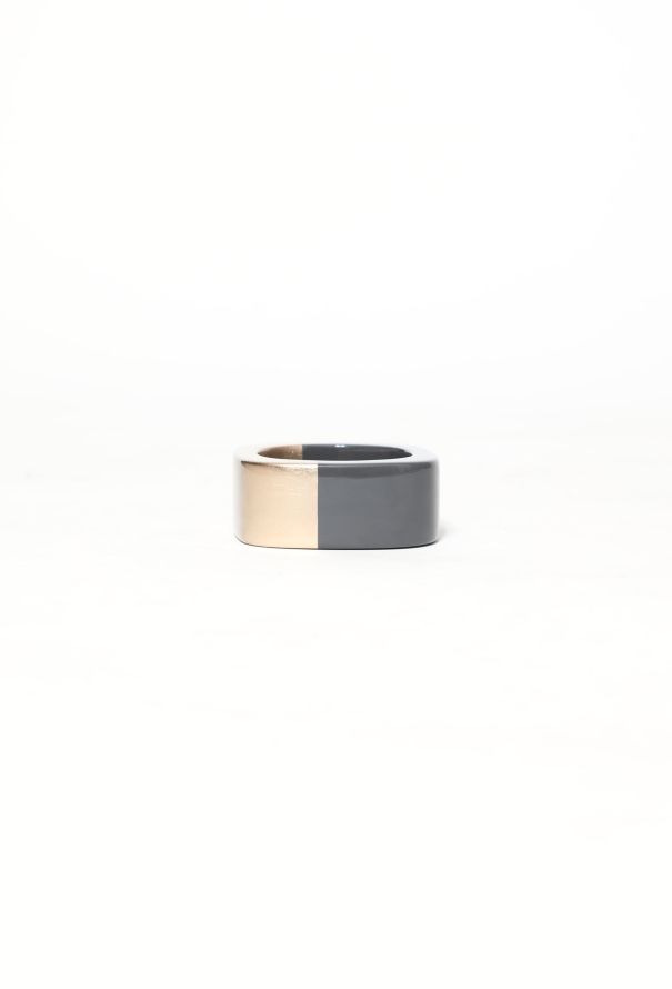 Hermès Tonal Metallic Lacquered Wood Bangle - 4