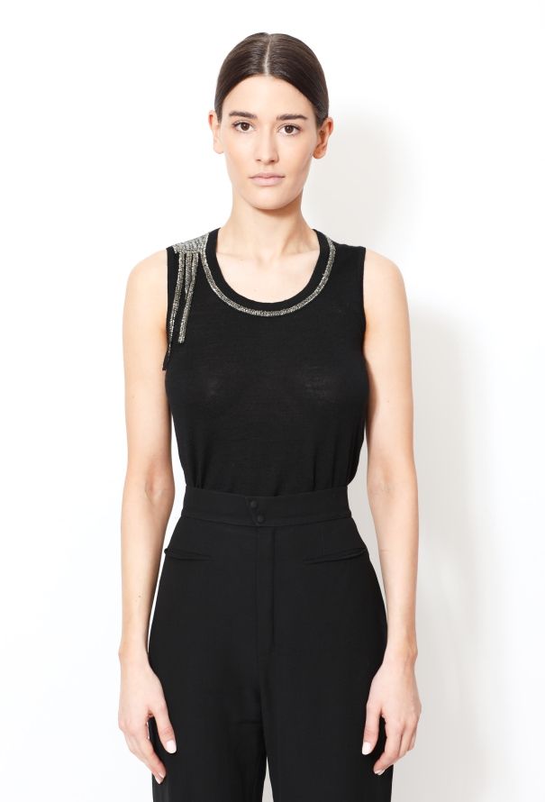 Chloé Vintage Beaded Knit Top - 1