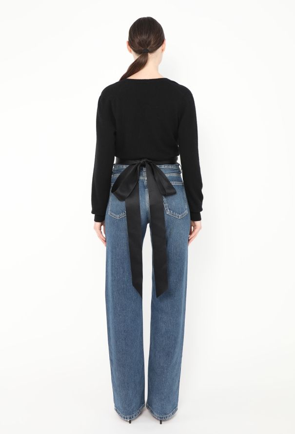 Chanel Vintage Cashmere Wrap Sweater - 3