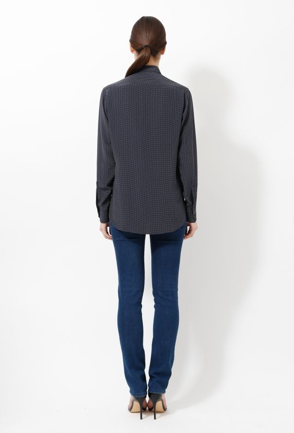 Saint Laurent 2013 Polka Dot Blouse - 4