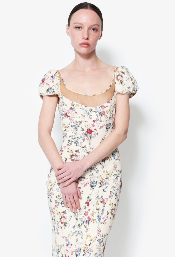 Givenchy COLLECTOR S/S 1997 Floral Empire Gown - 3