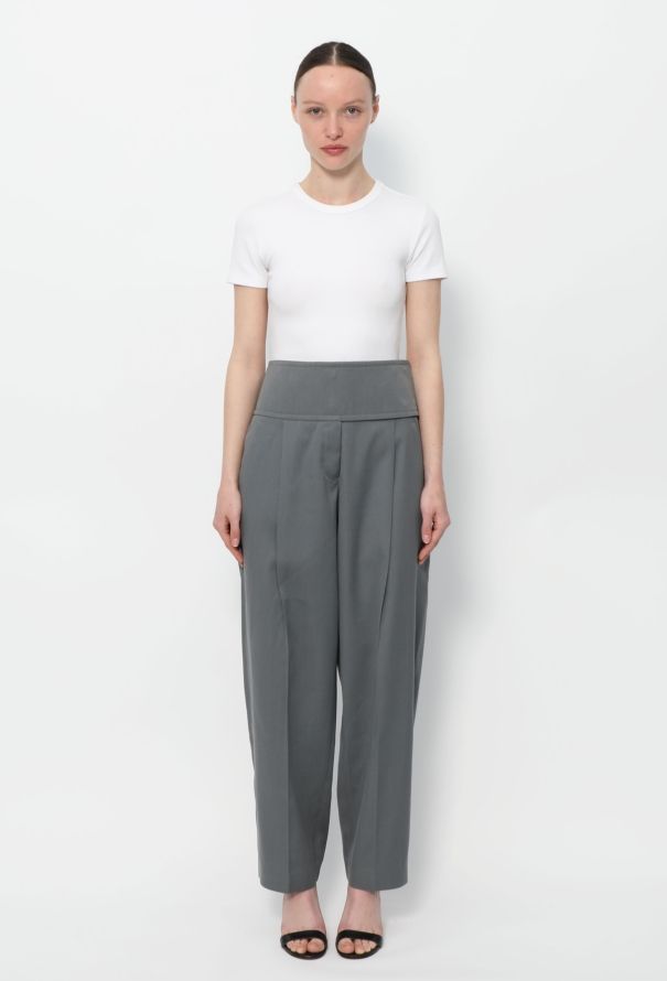 Jil Sander 2021 Tapered Wrap Trousers - 3