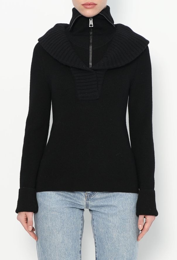 Balenciaga 2002 Double Collar Sweater - 5