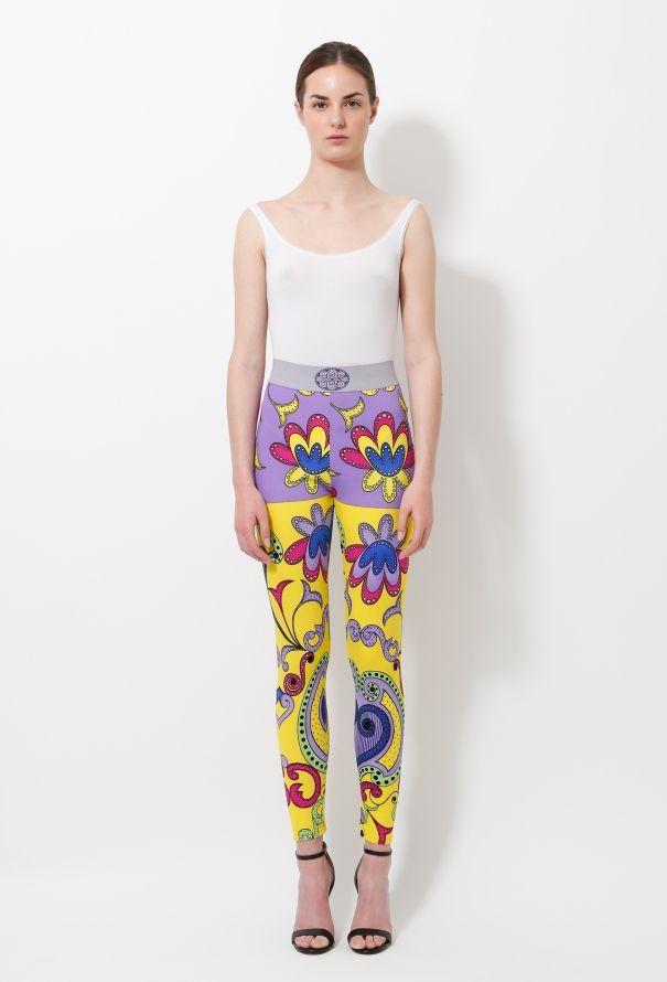 Gianni Versace S/S 1991 'Teatro' Print Leggings - 1