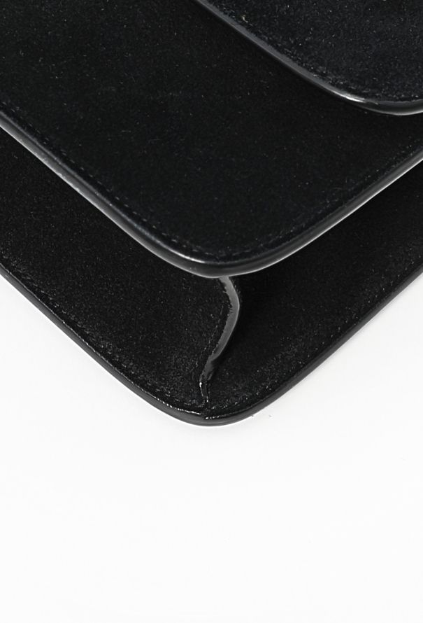 Saint Laurent Suede Carré Satchel Bag - 8