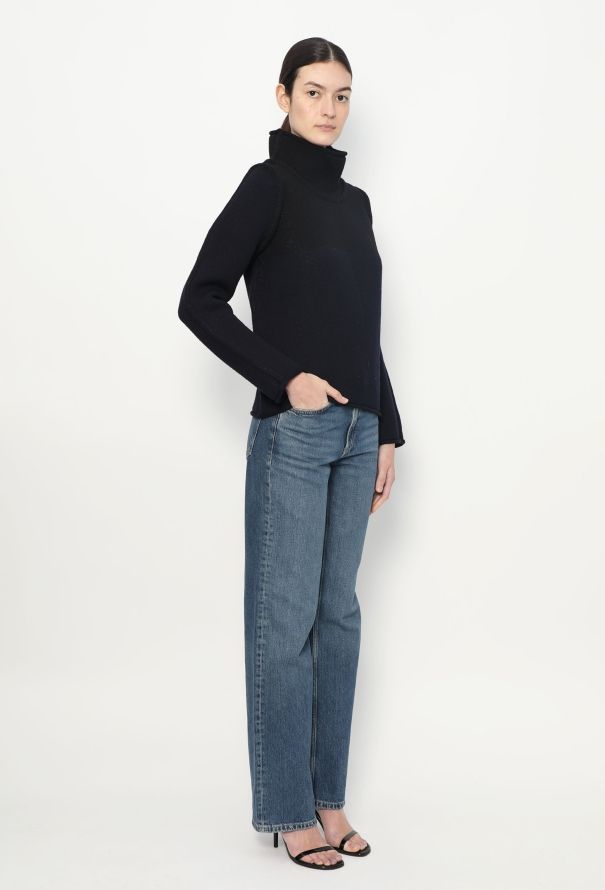 Balenciaga F/W 2011 Piped Turtleneck Sweater - 4