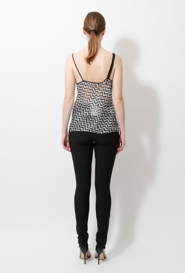 Balenciaga S/S 2005 Zigzag Silk Top - 4