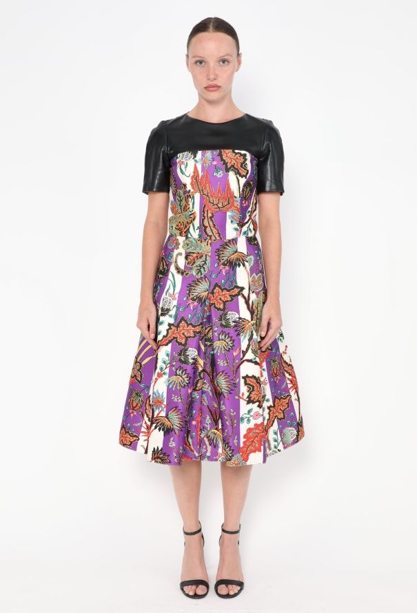 Balenciaga Pre-Fall 2011 Printed Cocktail Dress - 1