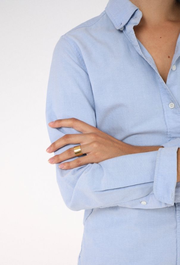 Vintage Fine Jewelry '70s Dihn Van 22K Yellow Gold Ring - 6