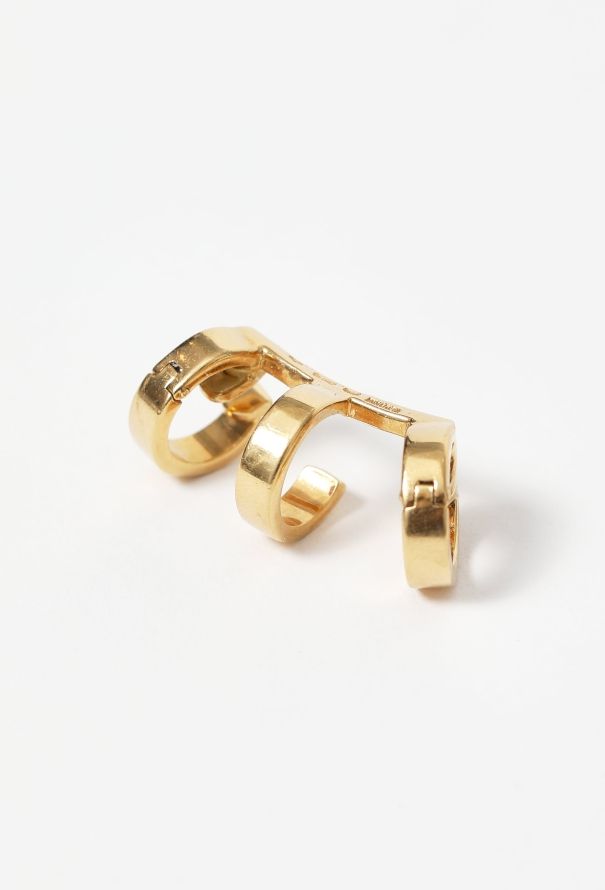 Repossi 18k Yellow Gold Three Row Berbère Ear Cuff - 1