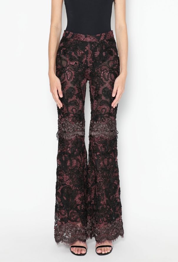 Gucci CAMPAIGN F/W 1999 Lace Palazzo Pants - 3