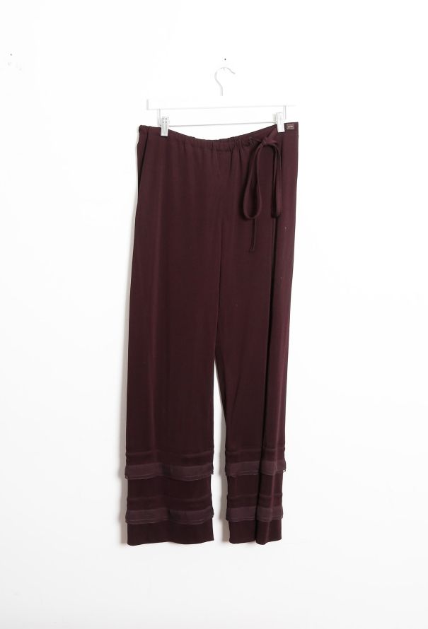 Chanel 2002 Ruffled Hem Trousers - 7