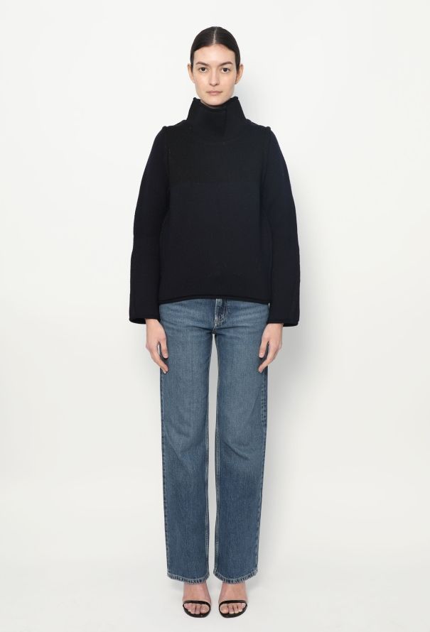 Balenciaga F/W 2011 Piped Turtleneck Sweater - 3