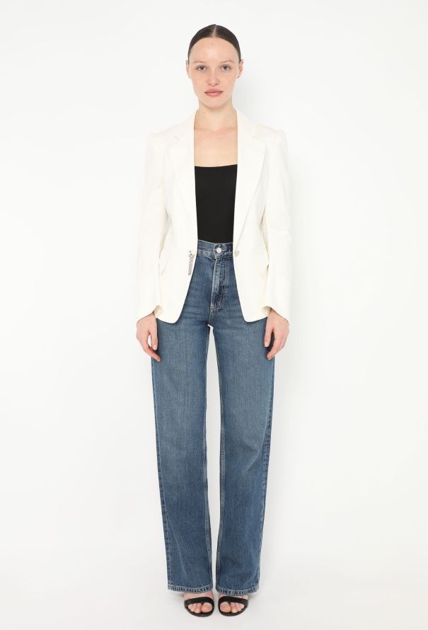 Balenciaga S/S 2006 Embossed Tailored Blazer - 4