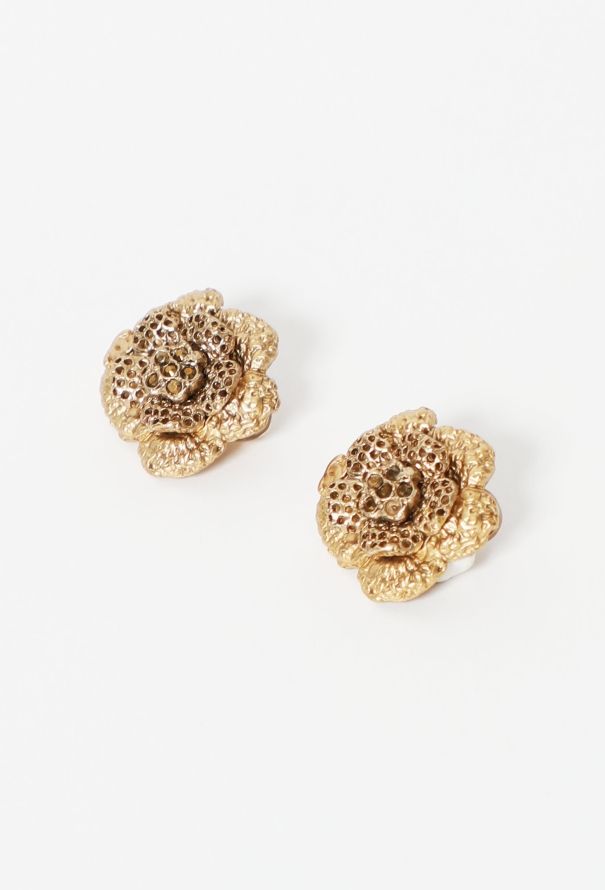 Chanel 2006 Camélia Clip Earrings - 2