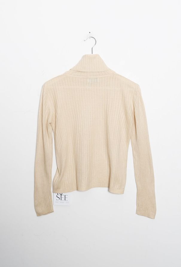 Courrèges 60s Ribbed Turtleneck Sweater - 11
