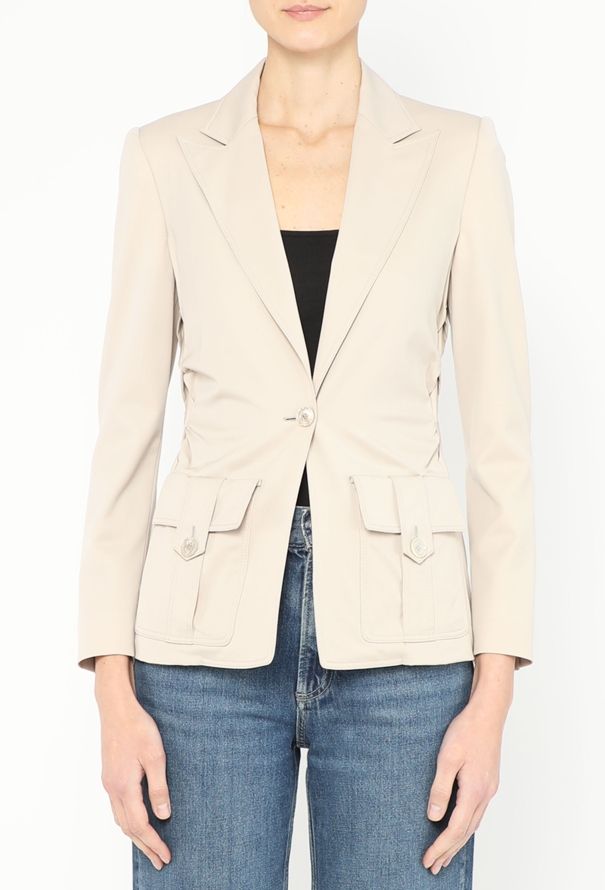 Gucci Tom Ford S/S 2004 Ruched Utility Blazer - 1