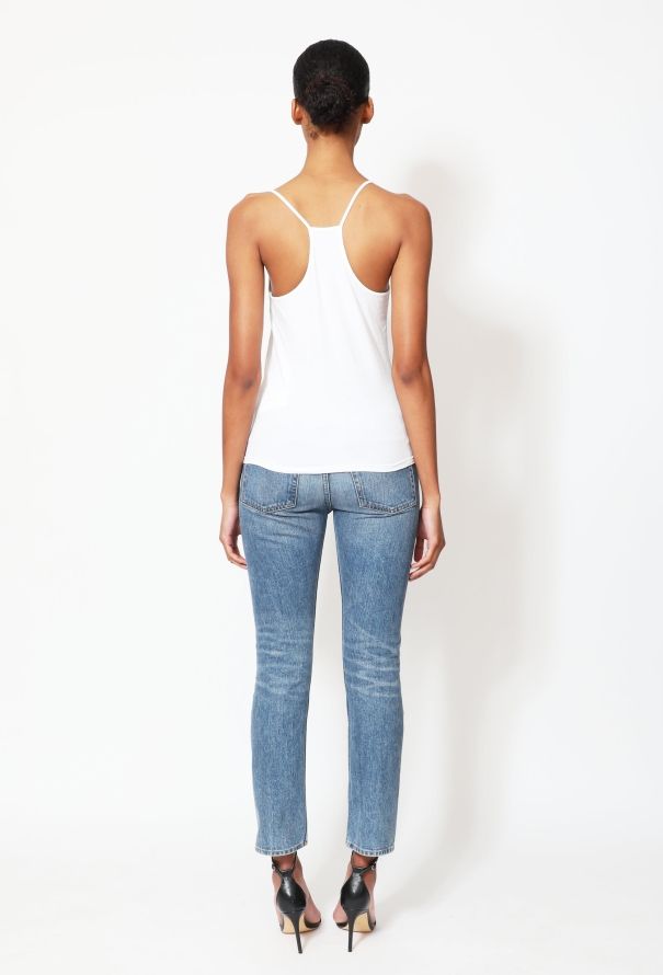 Balenciaga 2006 Graphic Cotton Halter Tank - 3