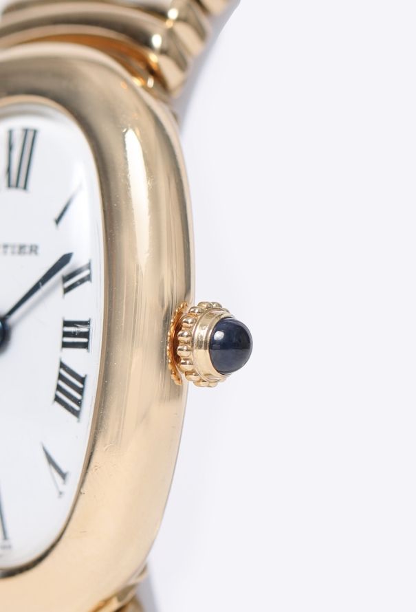 Cartier 18K Yellow Gold Baignoire Watch - 6