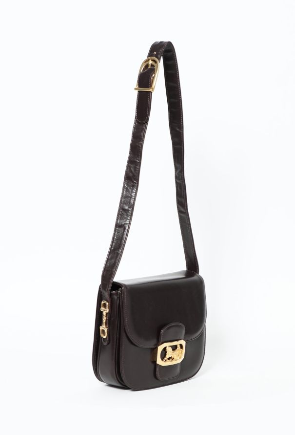 Céline '70s Brown Calèche Bag - 2