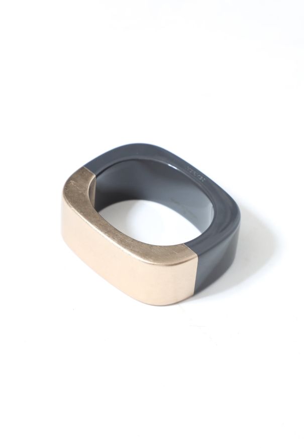 Hermès Tonal Metallic Lacquered Wood Bangle - 1