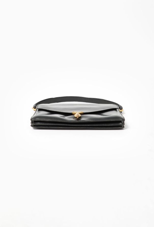 Hermès '70s Black Box Cordeau Bag - 7