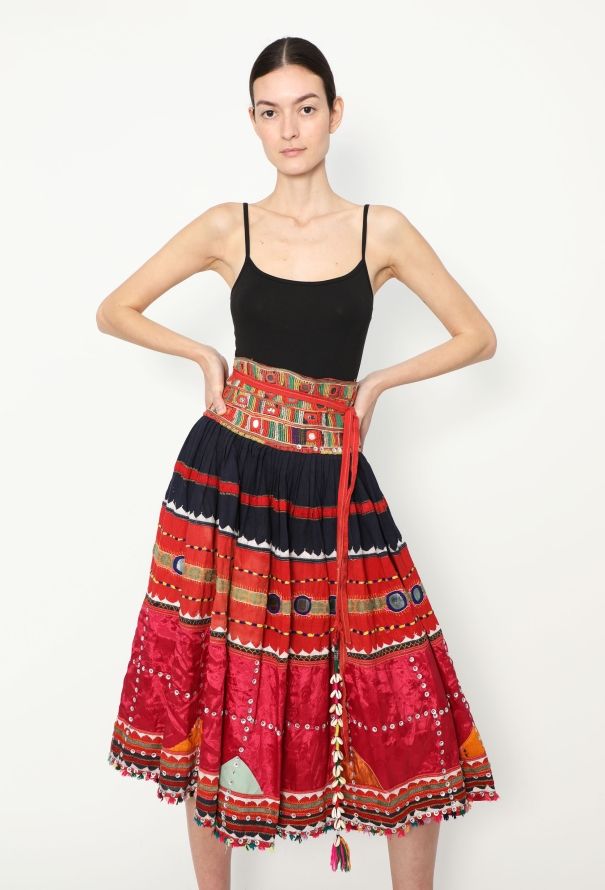 World Treasures 1950s Authentic Banjaran Wrap Skirt - 4