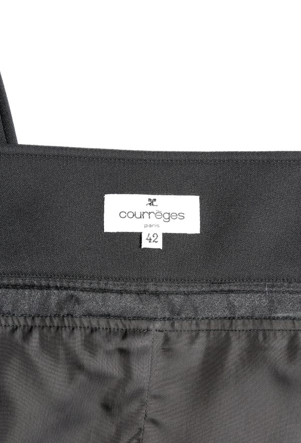 Courrèges 60s Mod Shift Dress Black - 4