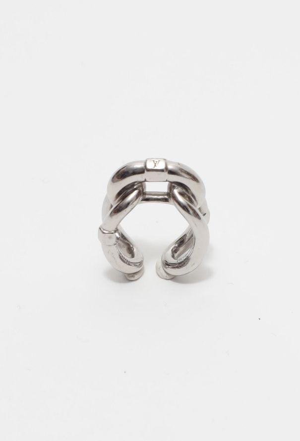 Louis Vuitton Silver Chainlink Ring - 3